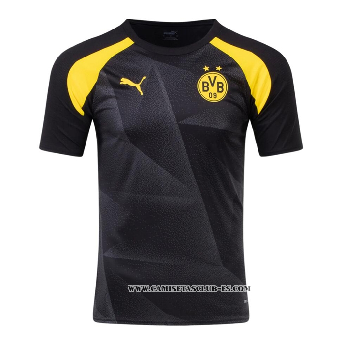 Camiseta Pre Partido del Borussia Dortmund 2023 Negro